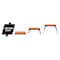 Omnitable Sawhorse, 4 in 1 WrkbnchScffldCreeprDolly E0130140 - alternate 5